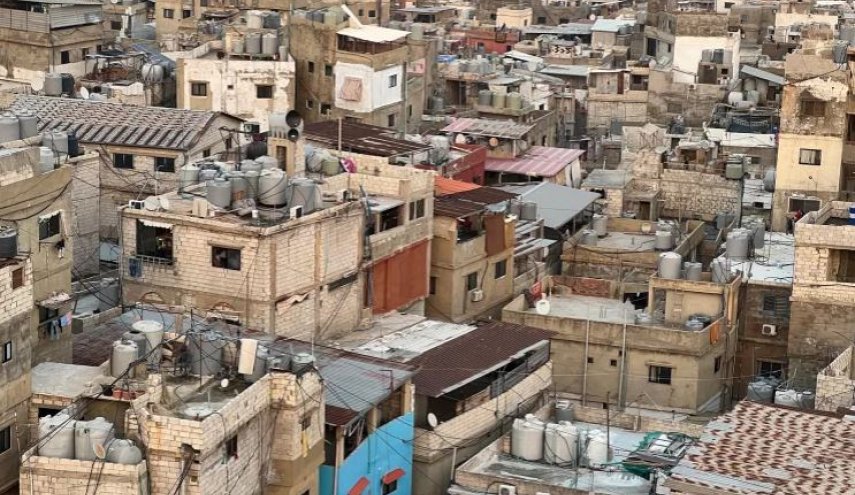 خانه‌های فرسوده فلسطینی‌ها در اردوگاه برج‌ البراجنه در بیروت در آستانه فاجعه