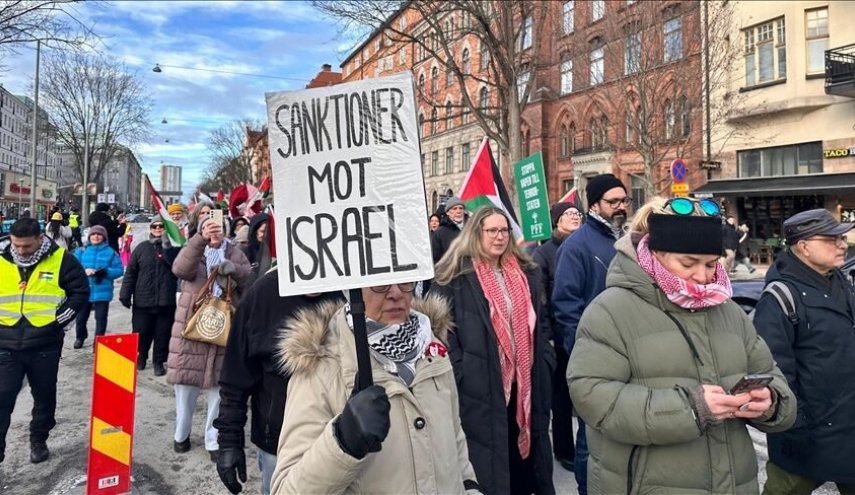 سوئدی‌ها نقض آتش‌بس غزه توسط رژیم صهیونیستی را محکوم کردند