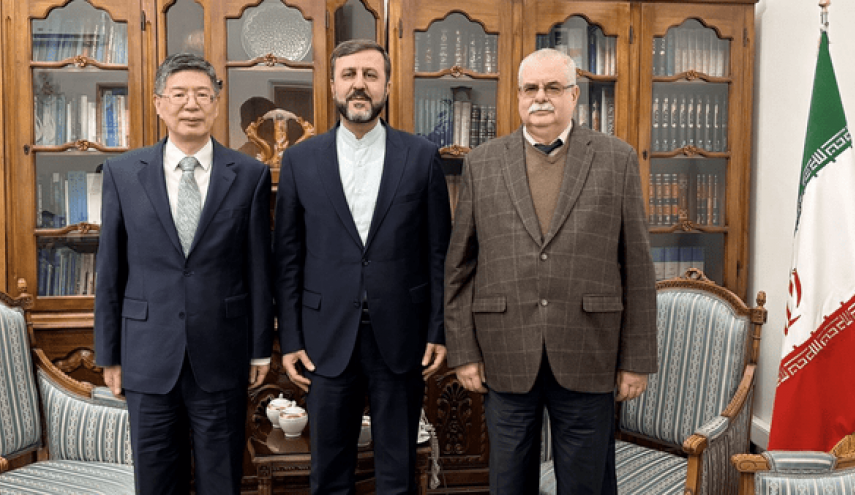 سفيرا روسيا والصين يلتقيان غريب آبادي عقب محادثات مسقط
