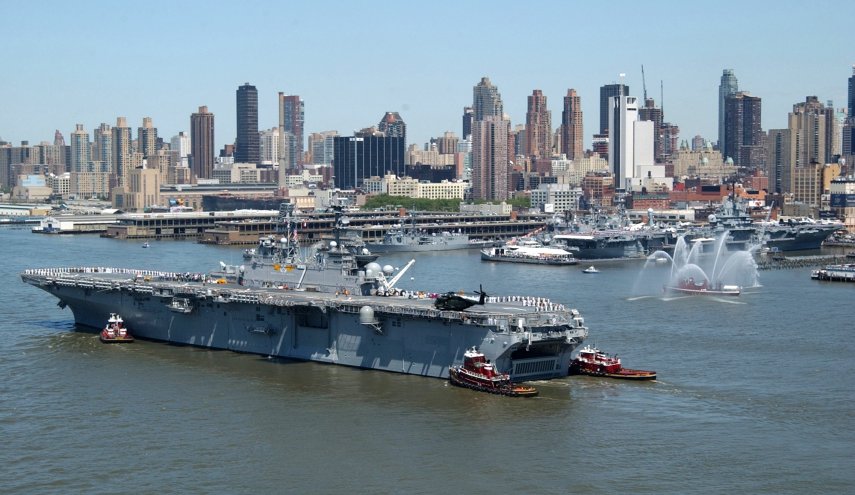 مرگ تفنگدار آمریکایی پس از سقوط از ناو جنگی؛ ۱۰ هواپیما و ۵ کشتی نتوانستند جنازه او را پیدا کنند