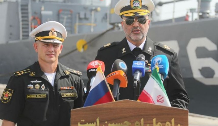 دریادار مقصودلو: رزمایش مرکب دریایی نیروهای دریایی ایران و روسیه فردا برگزار می‌شود/ فرمانده ناوگروه روسیه: آمادگی داریم در هر منطقه‌ای رزمایش‌های مشترک برگزار کنیم