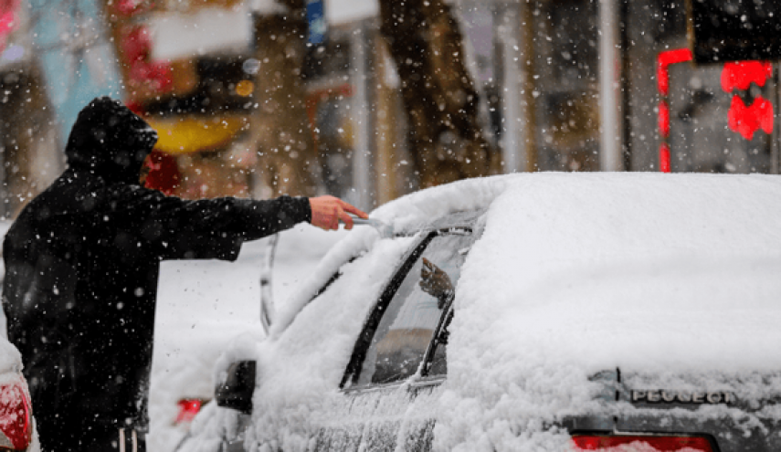 شهر اردبیل سفیدپوش شد، آغاز فعالیت سامانه سرد و بارشی
