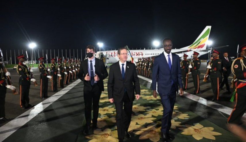 سفر رئیس رژیم صهیونیستی به اتیوپی در سایه تلاش برای نفوذ در شاخ آفریقا 
