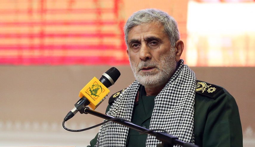 العميد قاآني لأنصار الله: الجمهورية الإسلامية سند لجبهة المقاومة
