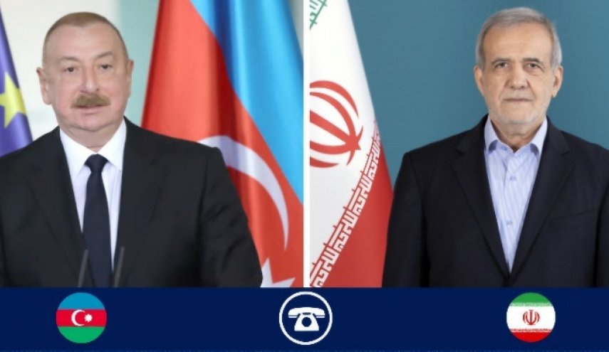 گفت‌وگوی تلفنی رئیسان جمهور ایران و جمهوری آذربایجان
