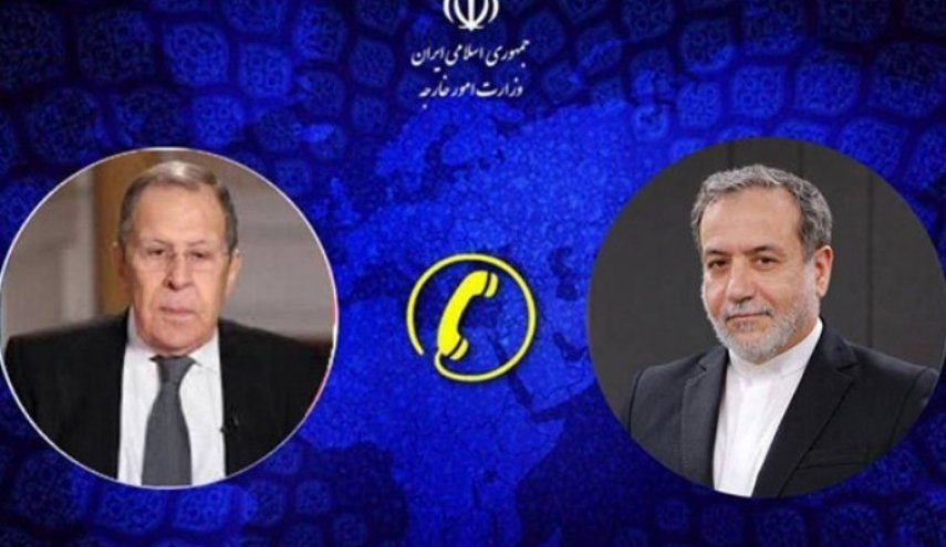 تماس تلفنی وزرای امور خارجه جمهوری اسلامی ایران و روسیه