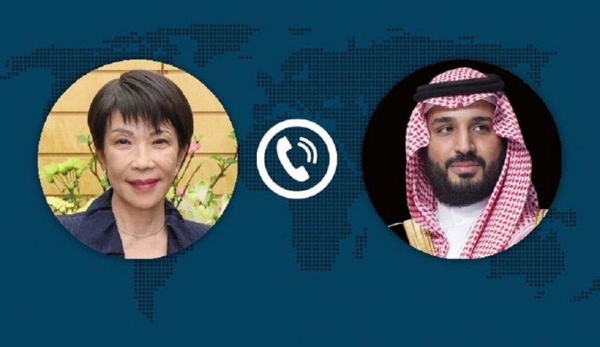 رایزنی تلفنی ولیعهد عربستان و نخست وزیر ژاپن