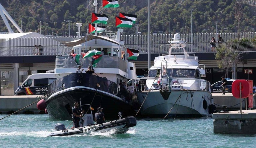 ۲۱ کشتی ناوگان «الصمود» توقیف شده‌اند