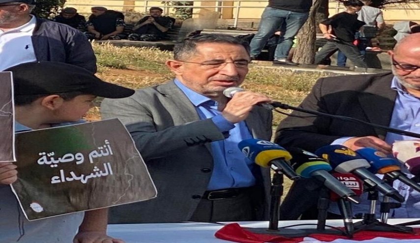 برگزاری راهپیمایی همبستگی با مقاومت در بیروت