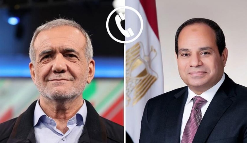 تماس تلفنی روسای جمهور ایران و مصر؛ السیسی بر حمایت از مذاکرات تأکید کرد