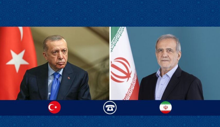 إردوغان لبزشكيان: تركيا ستواصل تقديم الدعم للمحادثات