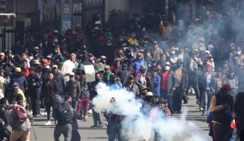 رئیس جمهور بولیوی: کشور در نقطه فروپاشی قرار دارد