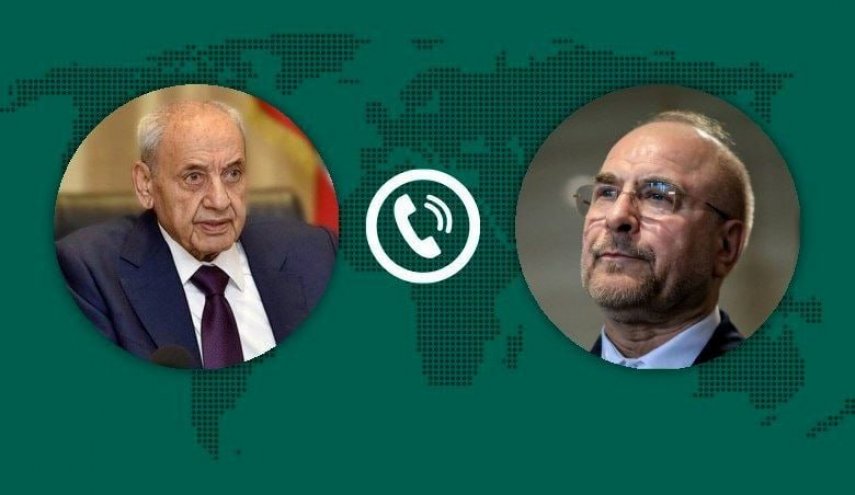 تأکید قالیباف و نبیه بری بر مسئولیت آمریکا برای ملزم کردن اسرائیل به توقف جنگ