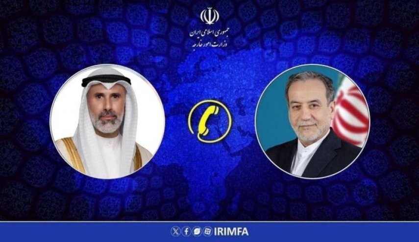 گفتگوی تلفنی وزیران خارجه ایران و کویت