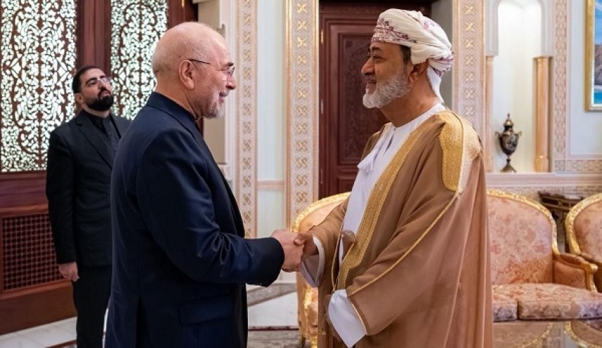 دیدار و گفت‌وگو  قالیباف با سلطان عمان 