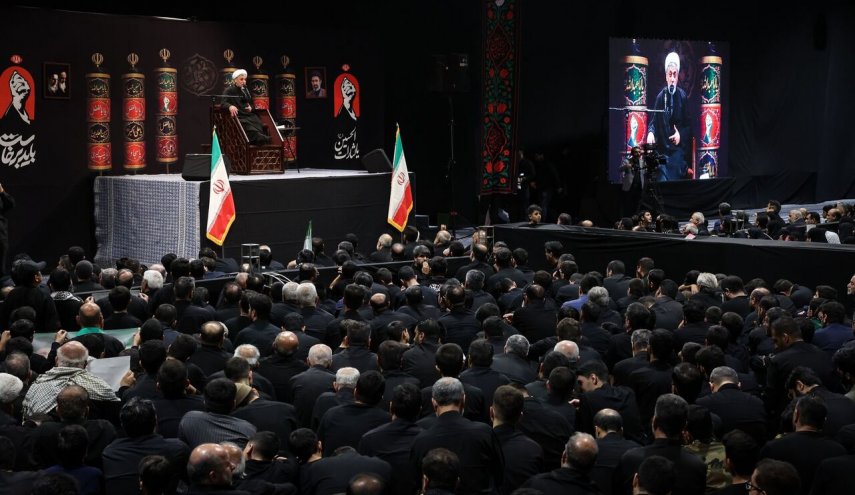 عزاداری شب تاسوعا در جوار قتلگاه رهبر شهید انقلاب