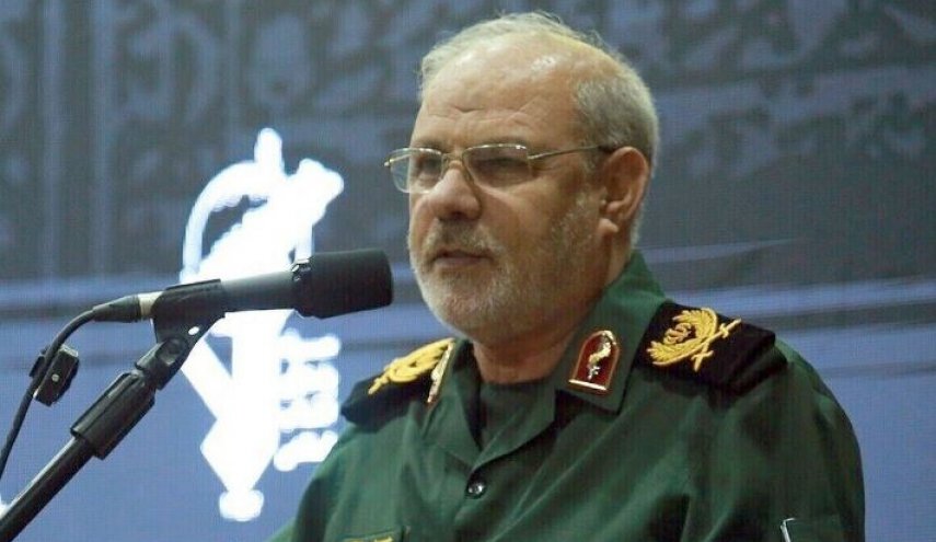 سخنگوی سپاه: یک فروند پهپاد آمریکایی ساقط شد