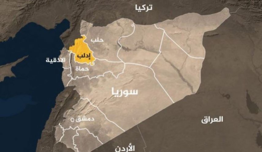 وقوع انفجار مهیب در استان ادلب سوریه هم‌زمان با پرواز پهپادها