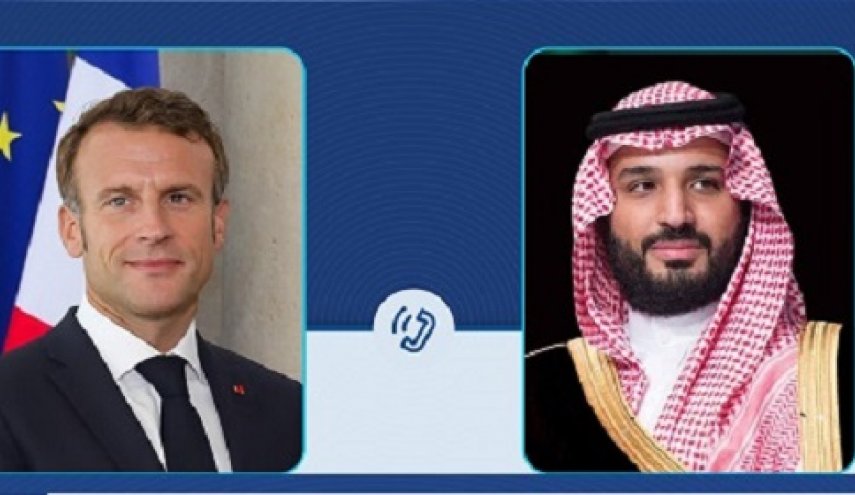 بررسی تحولات منطقه در تماس تلفنی مکرون و بن‌سلمان