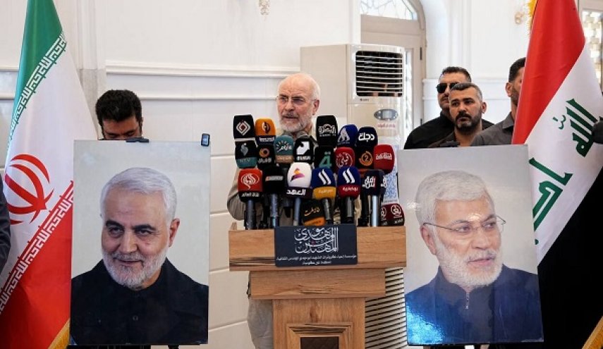 قالیباف: مسیر مقاومت تهران و بغداد در برابر آمریکا ادامه دارد