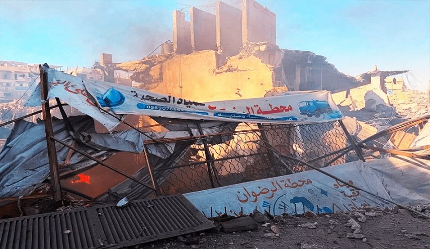 طائرات الاحتلال تستهدف محطة تحلية مياه في غزة