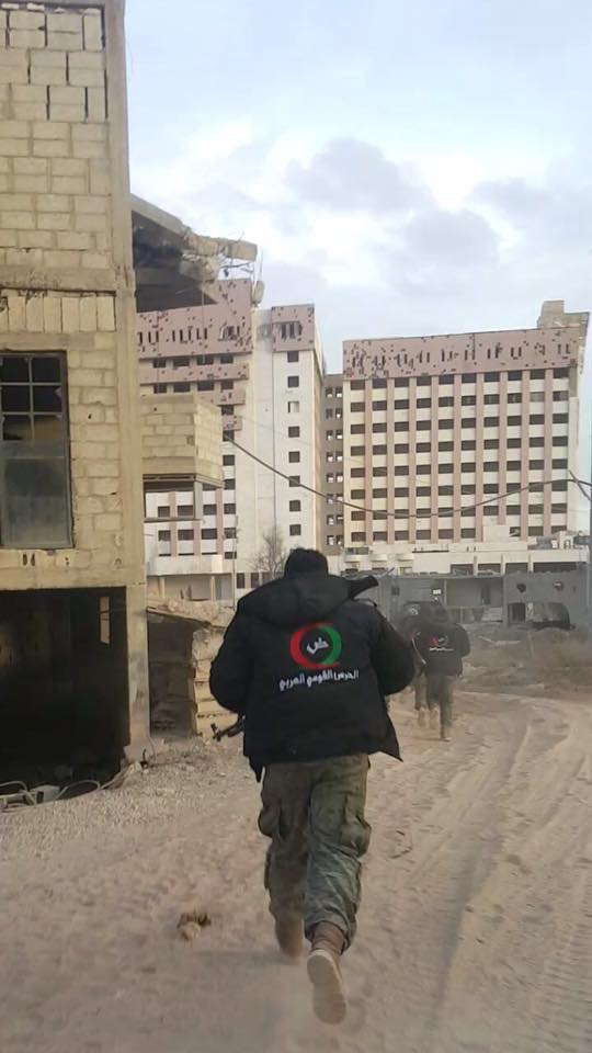 بالصور: “الحرس القومي العربي” يشارك في معارك حرستا