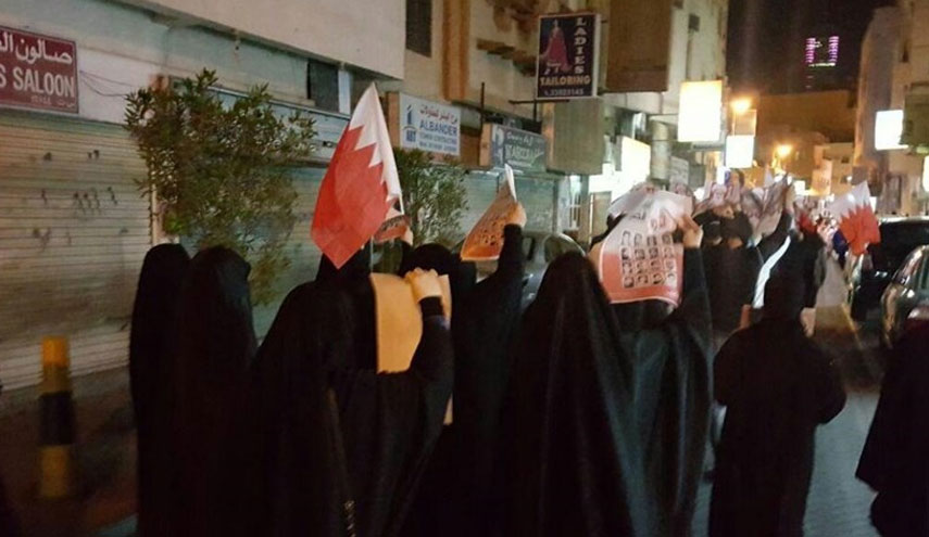 تظاهرات گسترده بحرینی‌ها در آستانه سالروز انقلاب ۱۴ فوریه + تصاویر