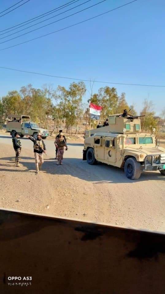 بالصور.. الجيش العراقي يمشط قرية 'الهيبان' بحثا عن ارهابيي 'داعش'