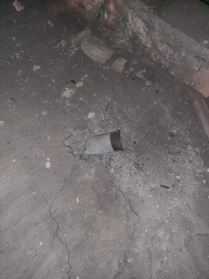 بالصور.. آثار القصف الصاروخي في المنطقة الخضراء وسط بغداد