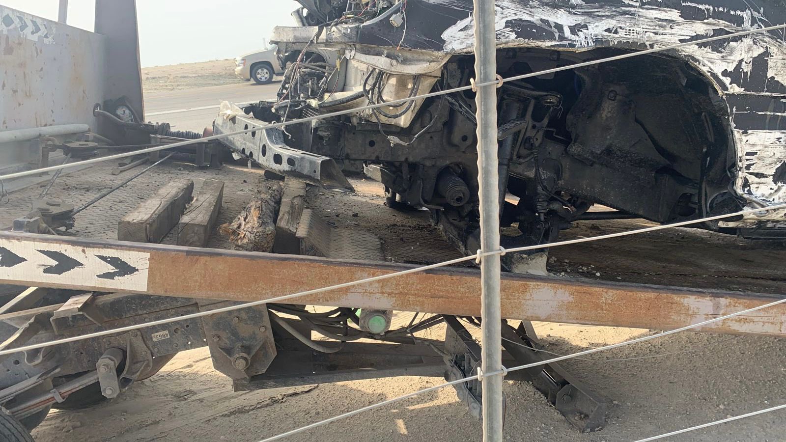 شاهد بالصور..مصرع 4 إماراتيين بحادث مروري مروع  في السعودية
