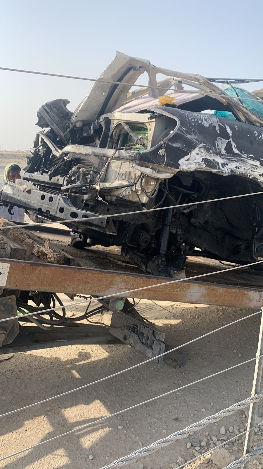 شاهد بالصور..مصرع 4 إماراتيين بحادث مروري مروع  في السعودية