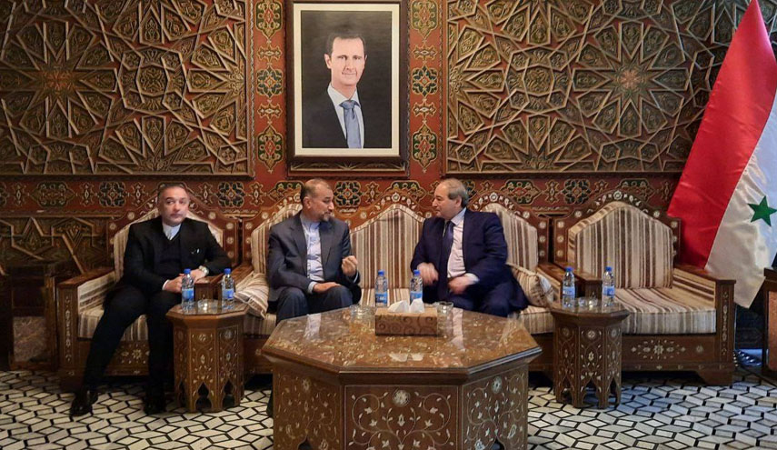 دیدار امیرعبداللهیان با رئیس جمهور سوریه