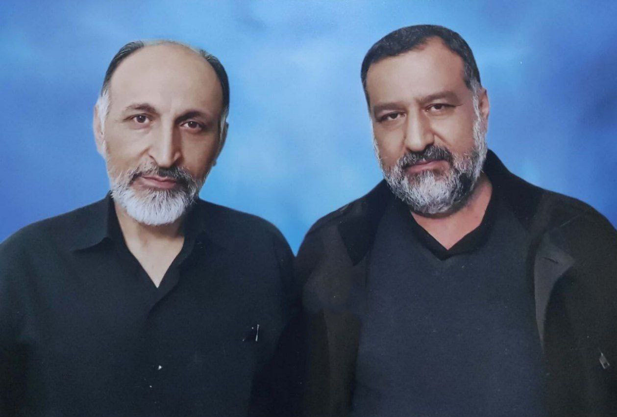 عکسی از شهید رضی به همراه سردار محمد حجازی