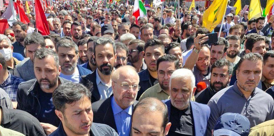مسيرات يوم القدس العالمي في طهران وباقي المدن الايرانية