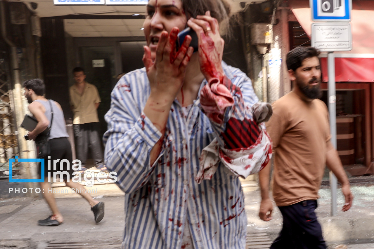 صور.. هجمات الكيان الصهيوني على المناطق المدنية في طهران